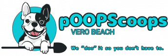 pOOPScoops, LLC Vero Dog Waste Service Logo